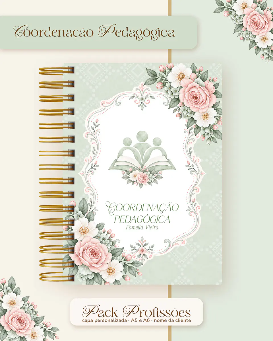 Pack Profissões 2027 - Floral Verde 9