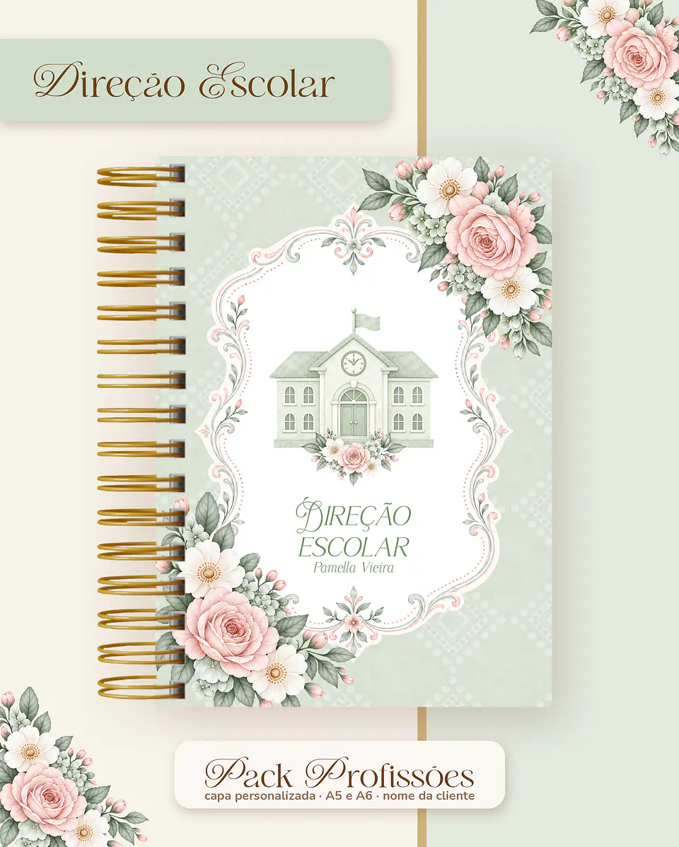 Pack Profissões 2027 - Floral Verde 10