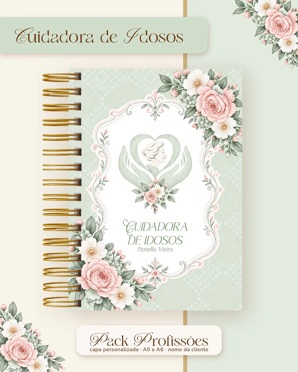 Pack Profissões 2027 - Floral Verde 11