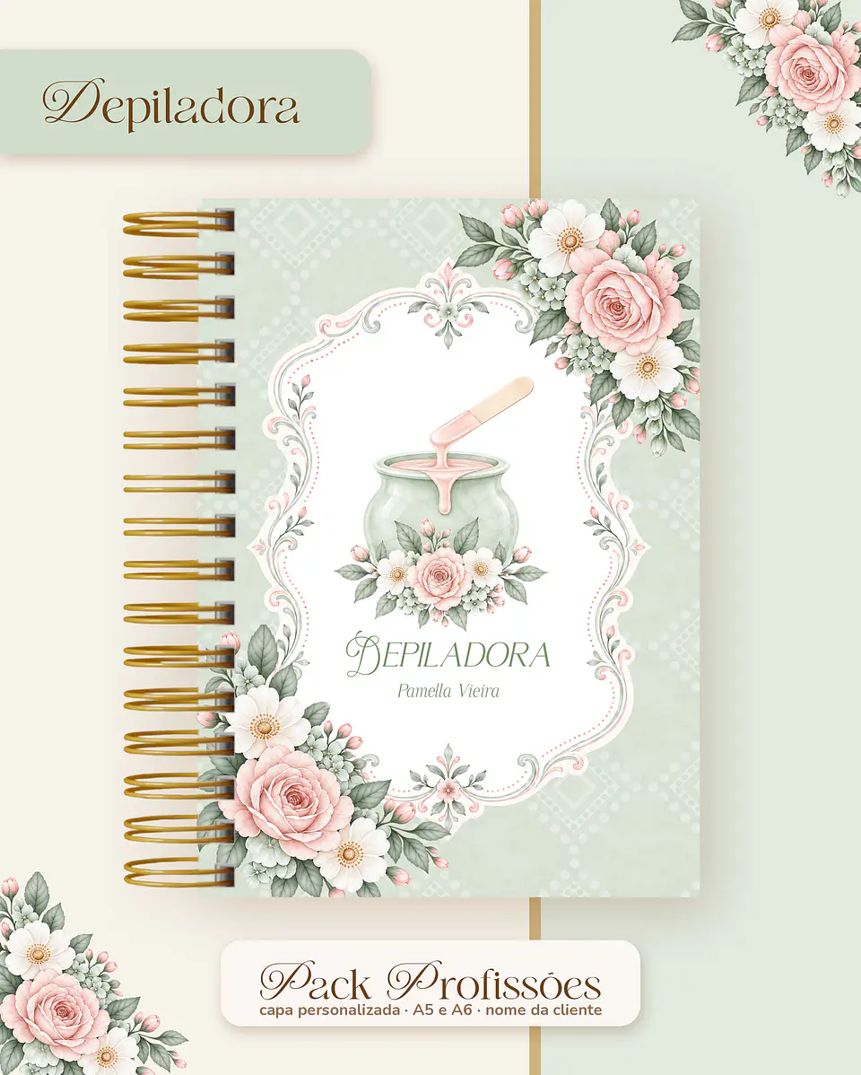 Pack Profissões 2027 - Floral Verde 12