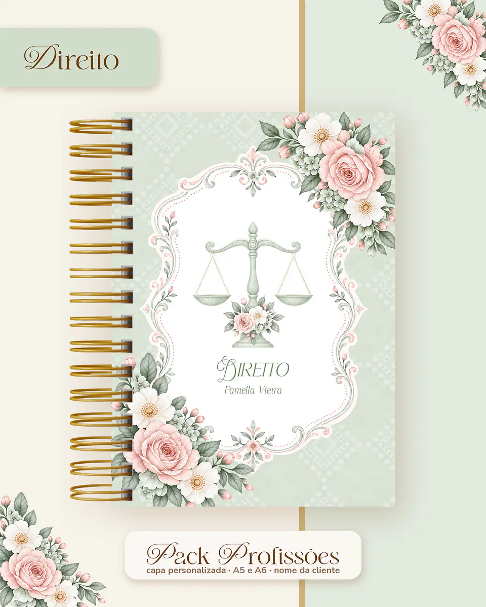 Pack Profissões 2027 - Floral Verde 13