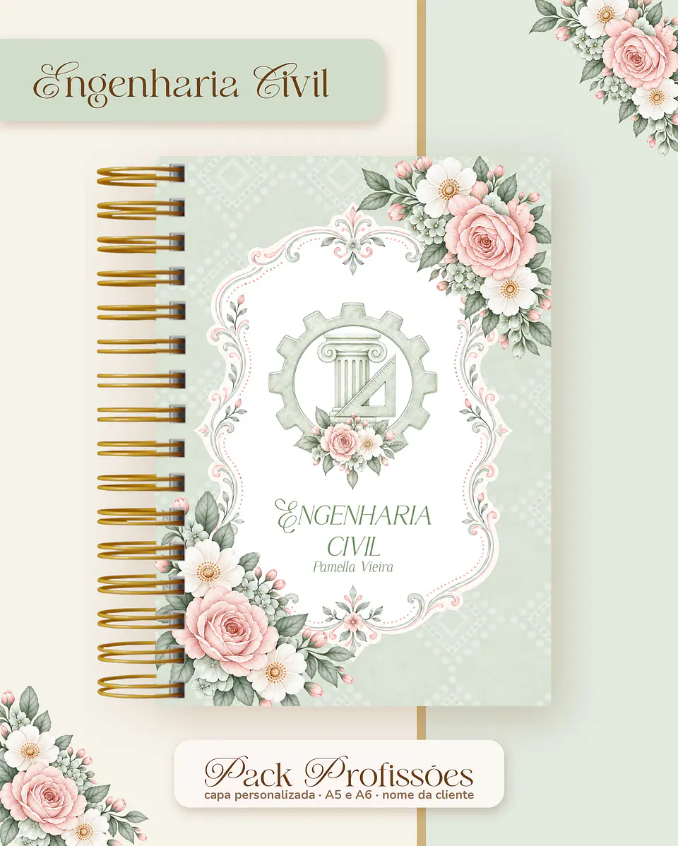 Pack Profissões 2027 - Floral Verde 15