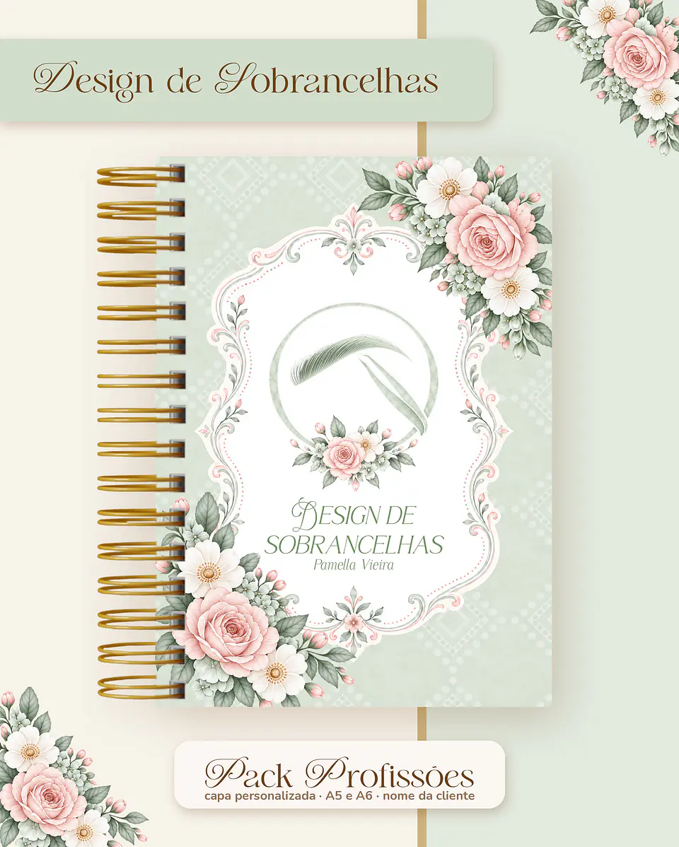 Pack Profissões 2027 - Floral Verde 17