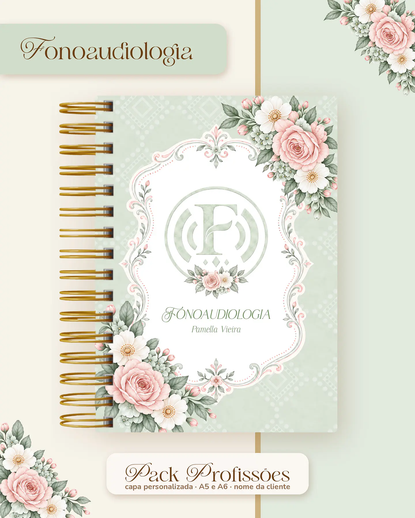 Pack Profissões 2027 - Floral Verde 20