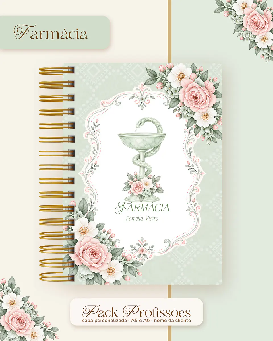 Pack Profissões 2027 - Floral Verde 22