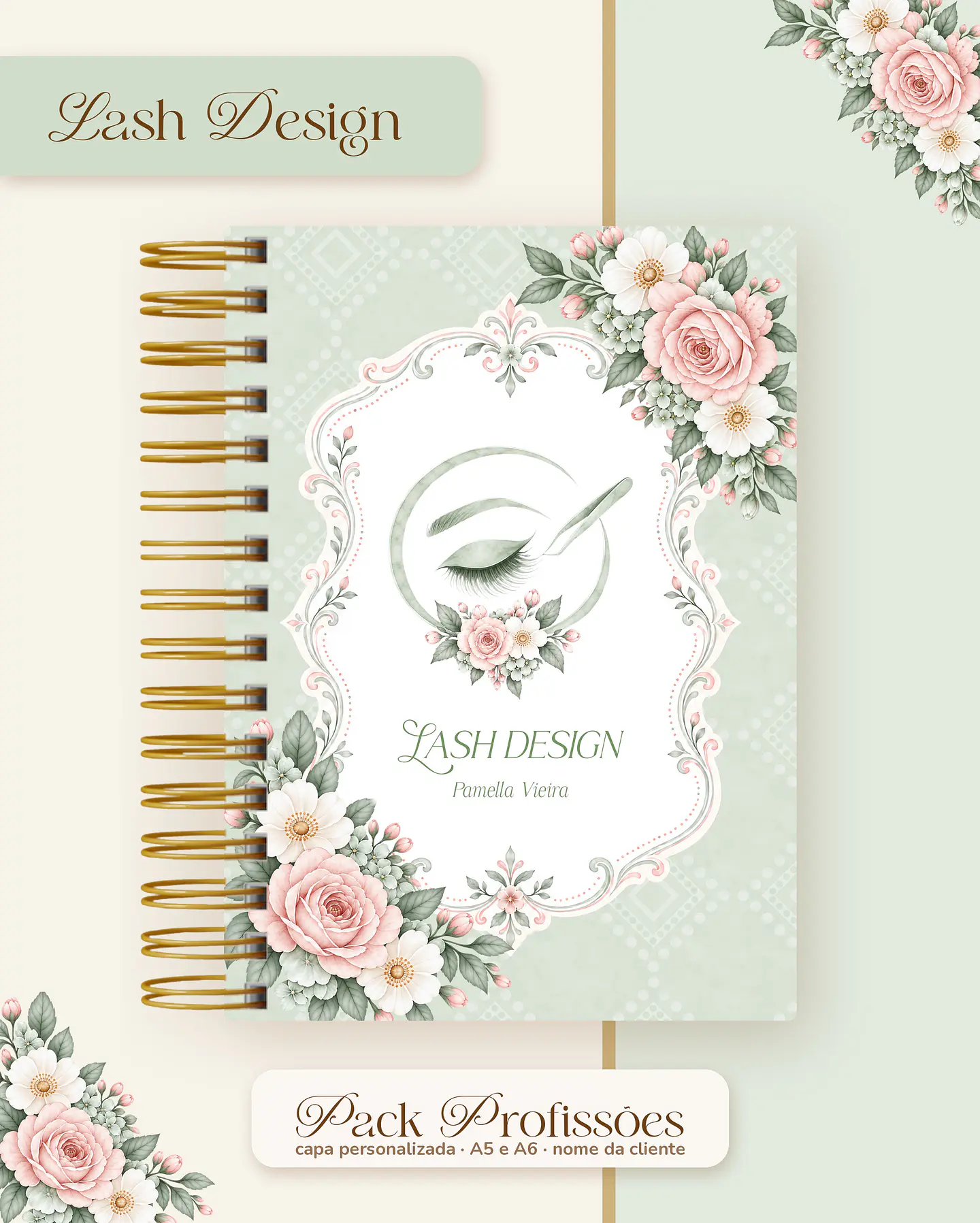 Pack Profissões 2027 - Floral Verde 23