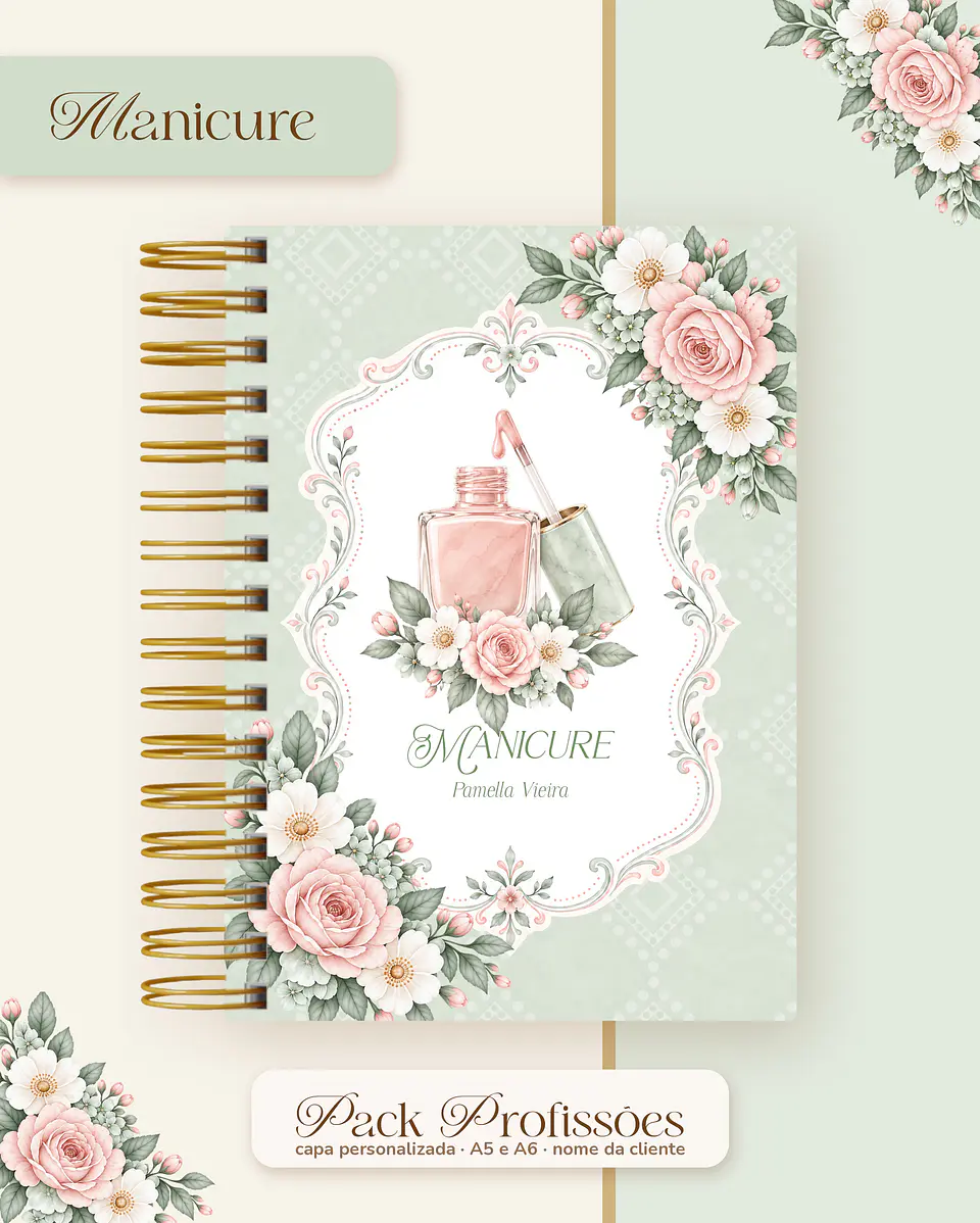 Pack Profissões 2027 - Floral Verde 24
