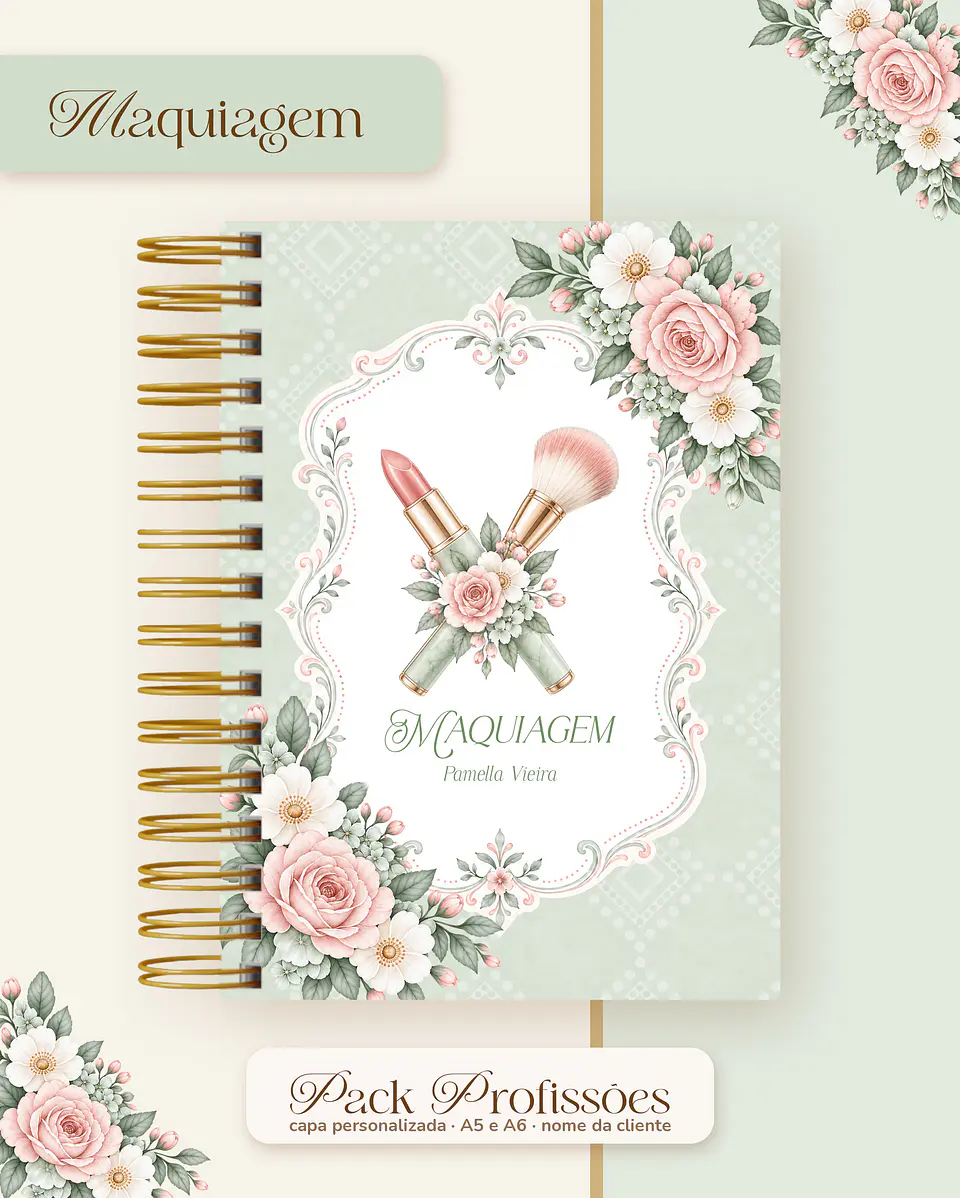 Pack Profissões 2027 - Floral Verde 29