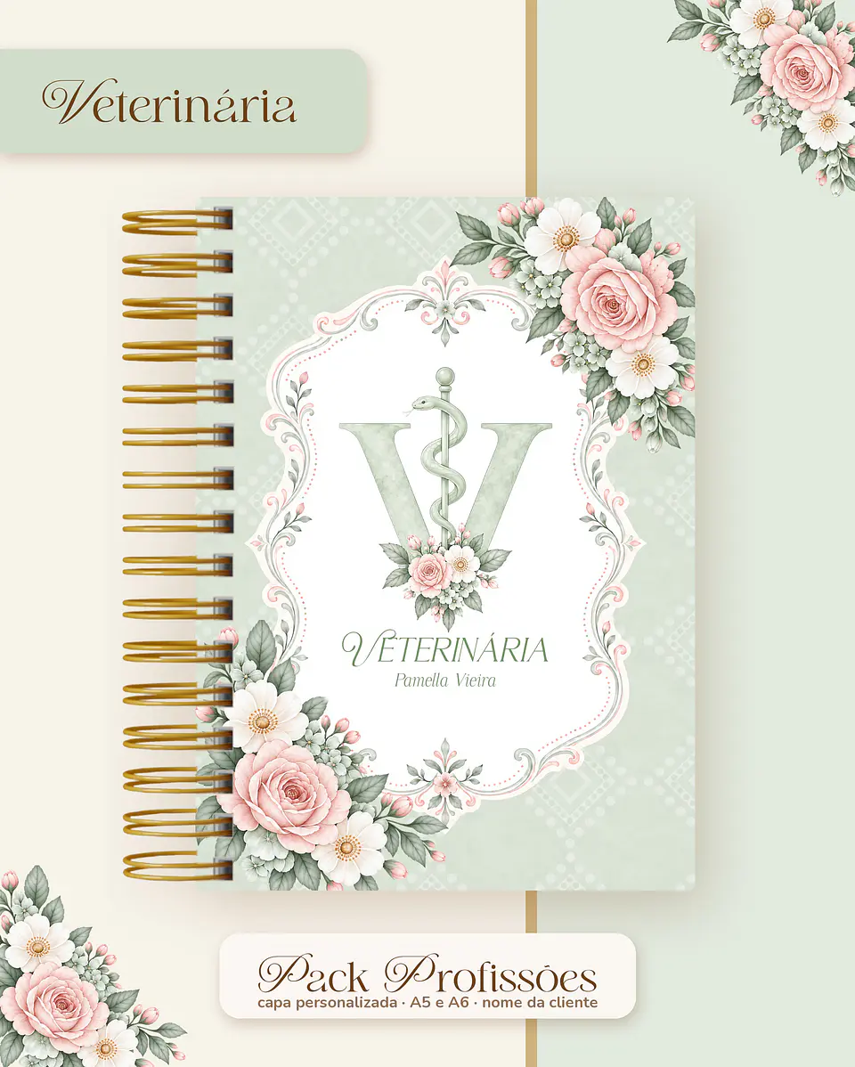 Pack Profissões 2027 - Floral Verde 30