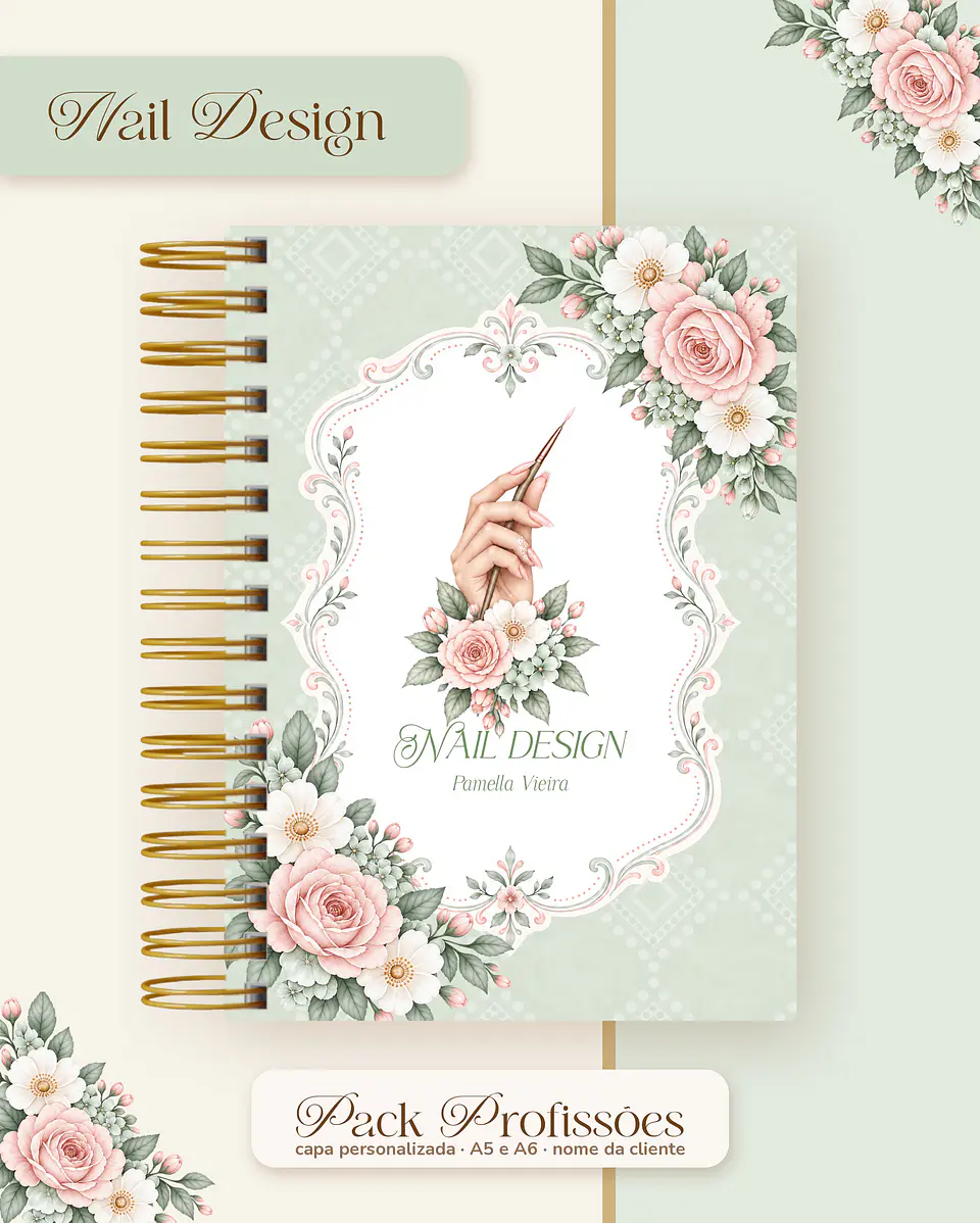 Pack Profissões 2027 - Floral Verde 31