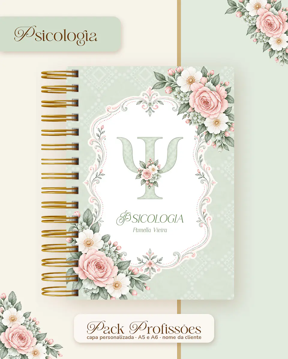 Pack Profissões 2027 - Floral Verde 38