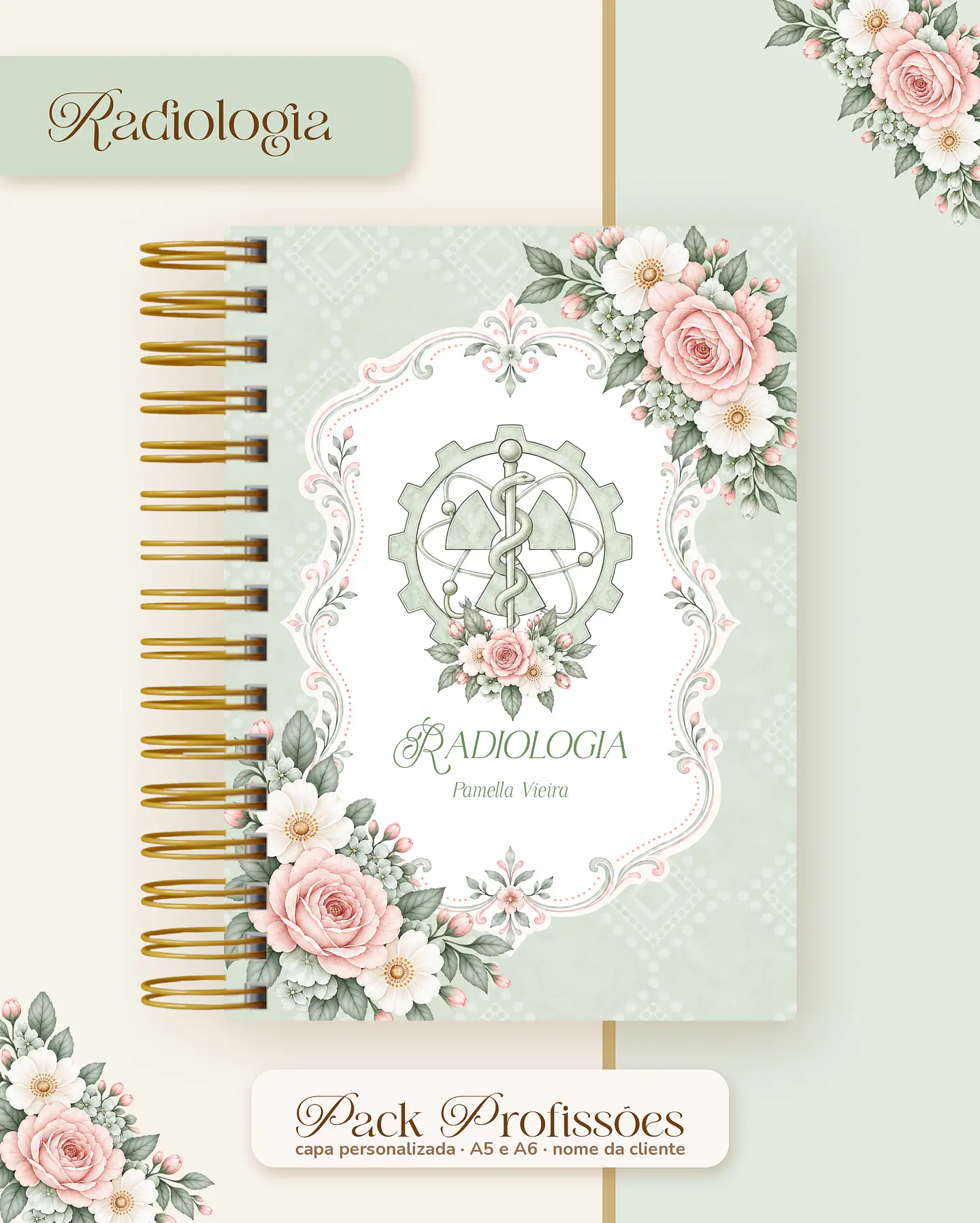 Pack Profissões 2027 - Floral Verde 42