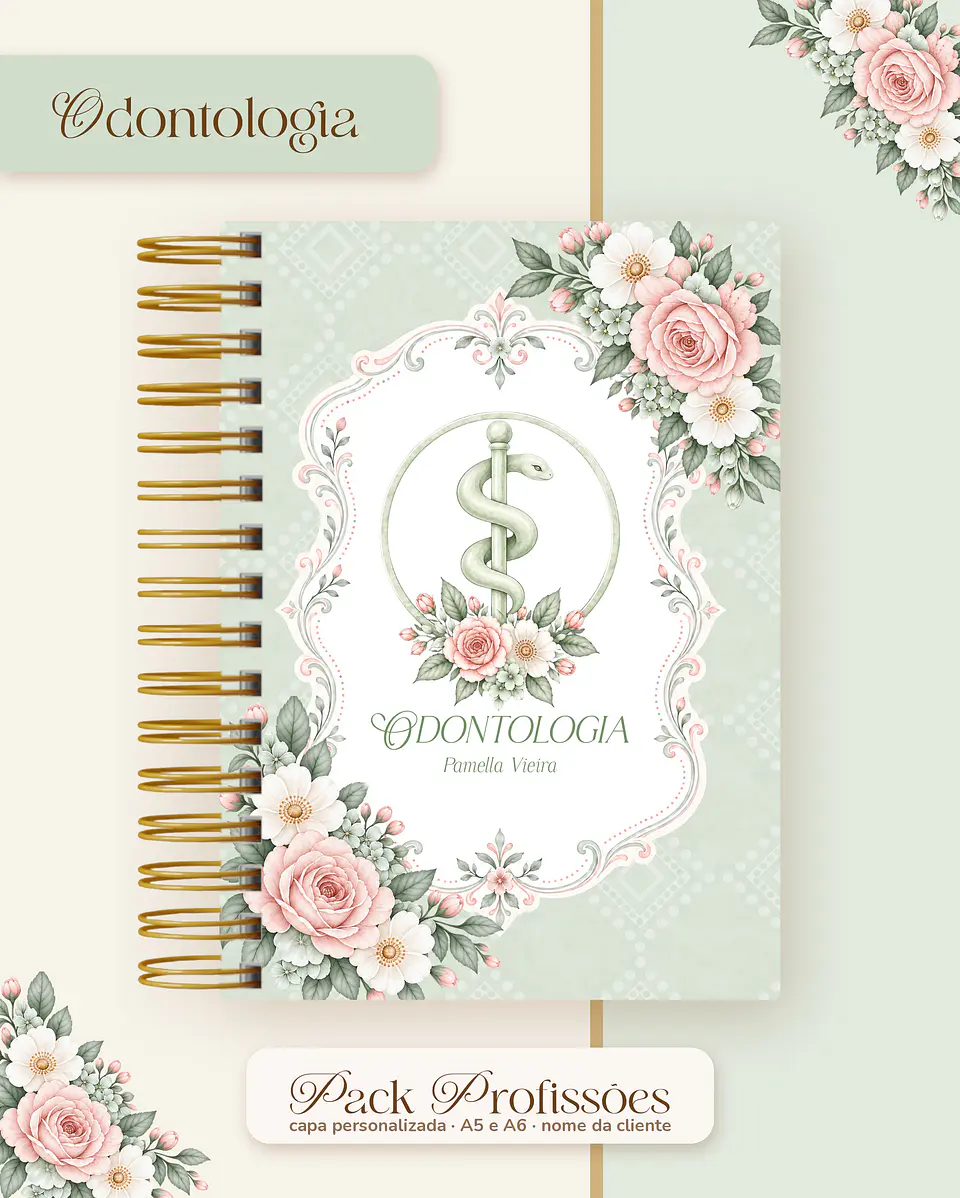 Pack Profissões 2027 - Floral Verde 44