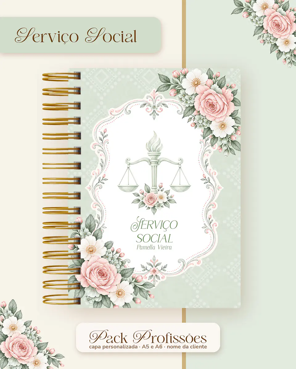 Pack Profissões 2027 - Floral Verde 45
