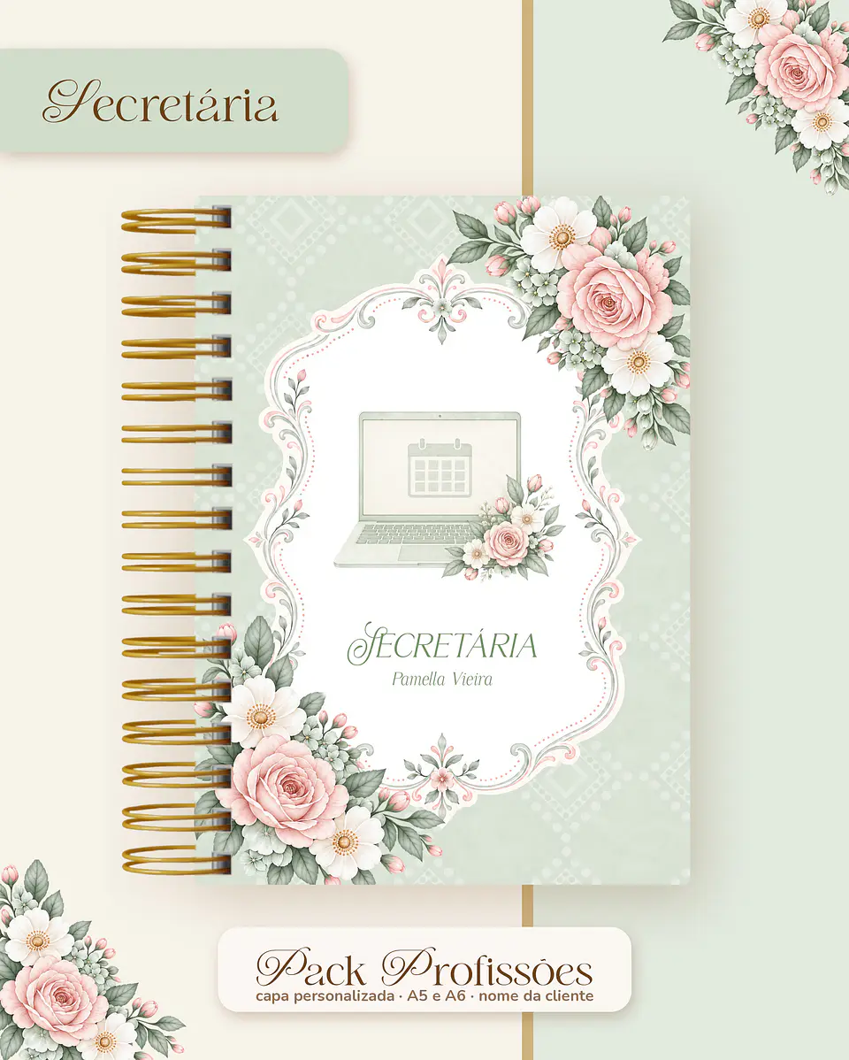 Pack Profissões 2027 - Floral Verde 46