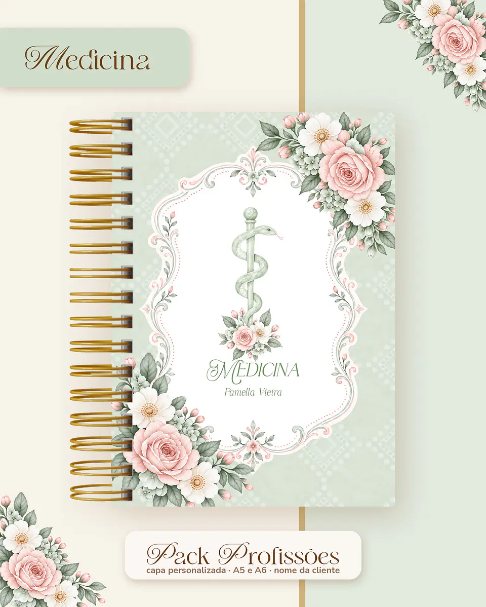 Pack Profissões 2027 - Floral Verde 50