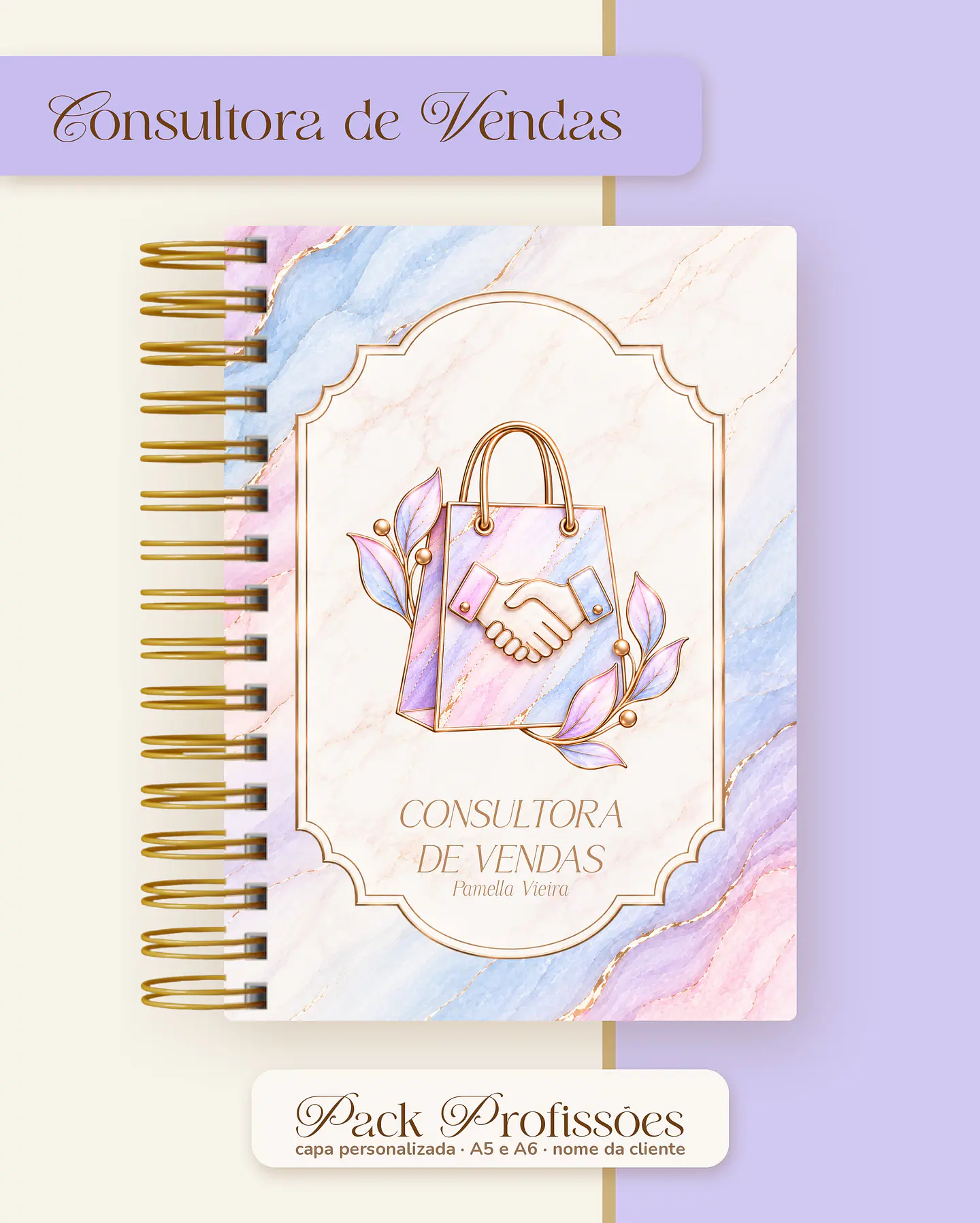 Pack Profissões 2027 - Marmorizada Feminina 5