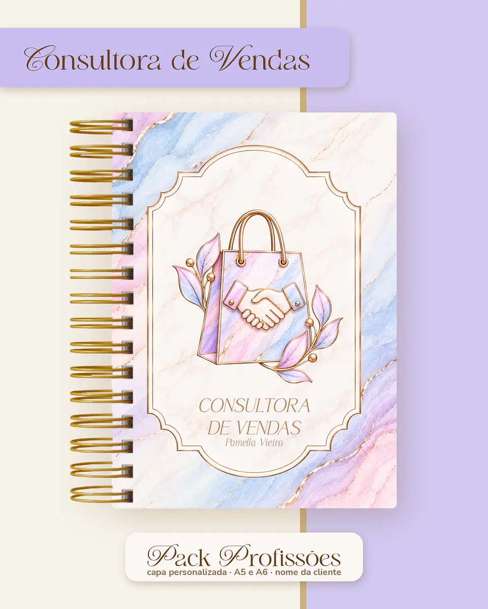 Pack Profissões 2027 - Marmorizada Feminina 5