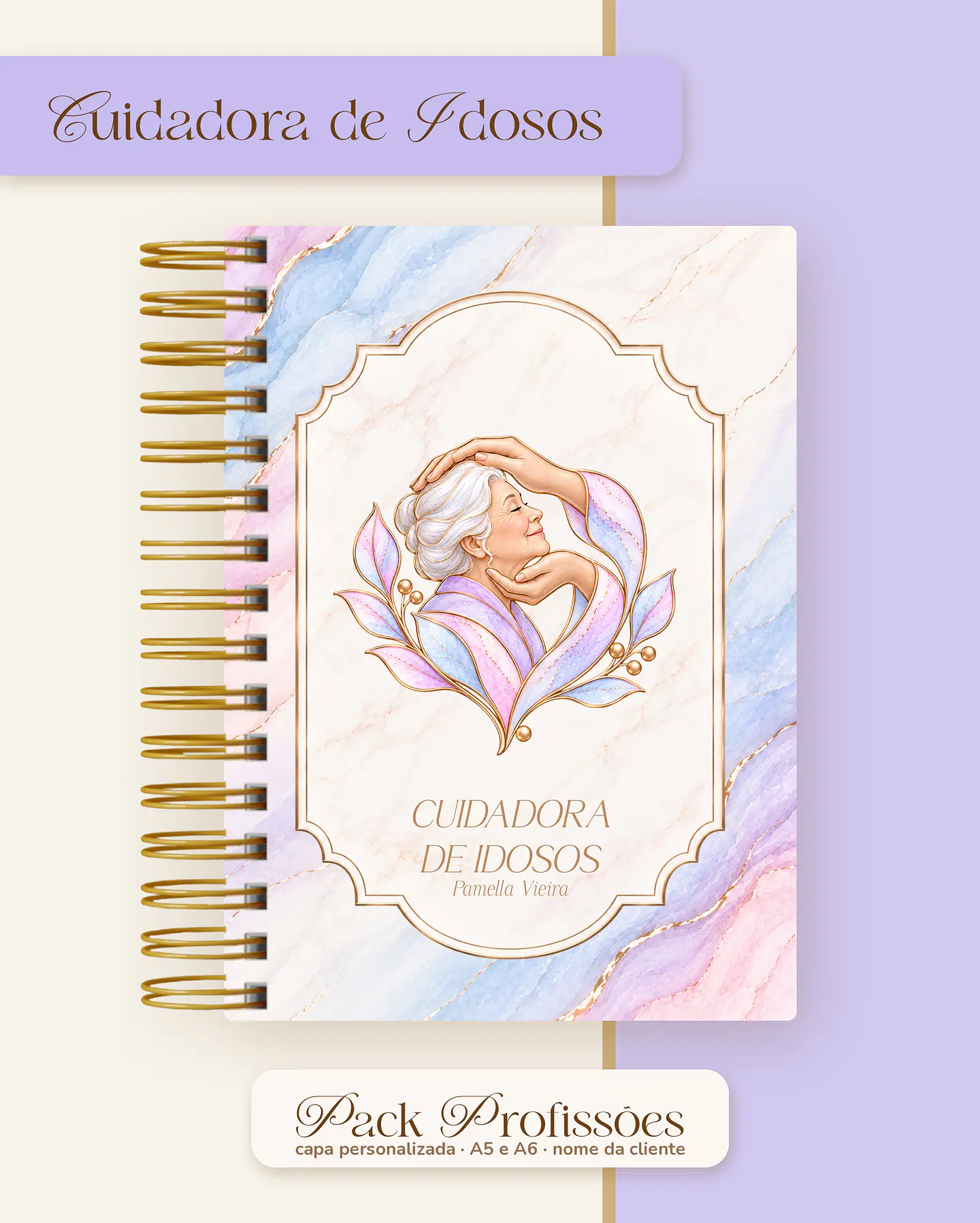 Pack Profissões 2027 - Marmorizada Feminina 9