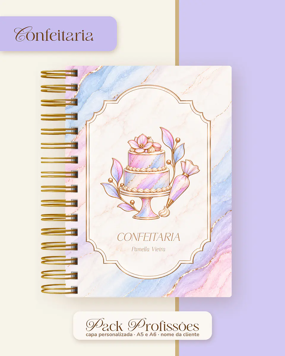 Pack Profissões 2027 - Marmorizada Feminina 17