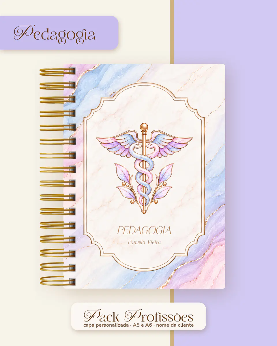 Pack Profissões 2027 - Marmorizada Feminina 28