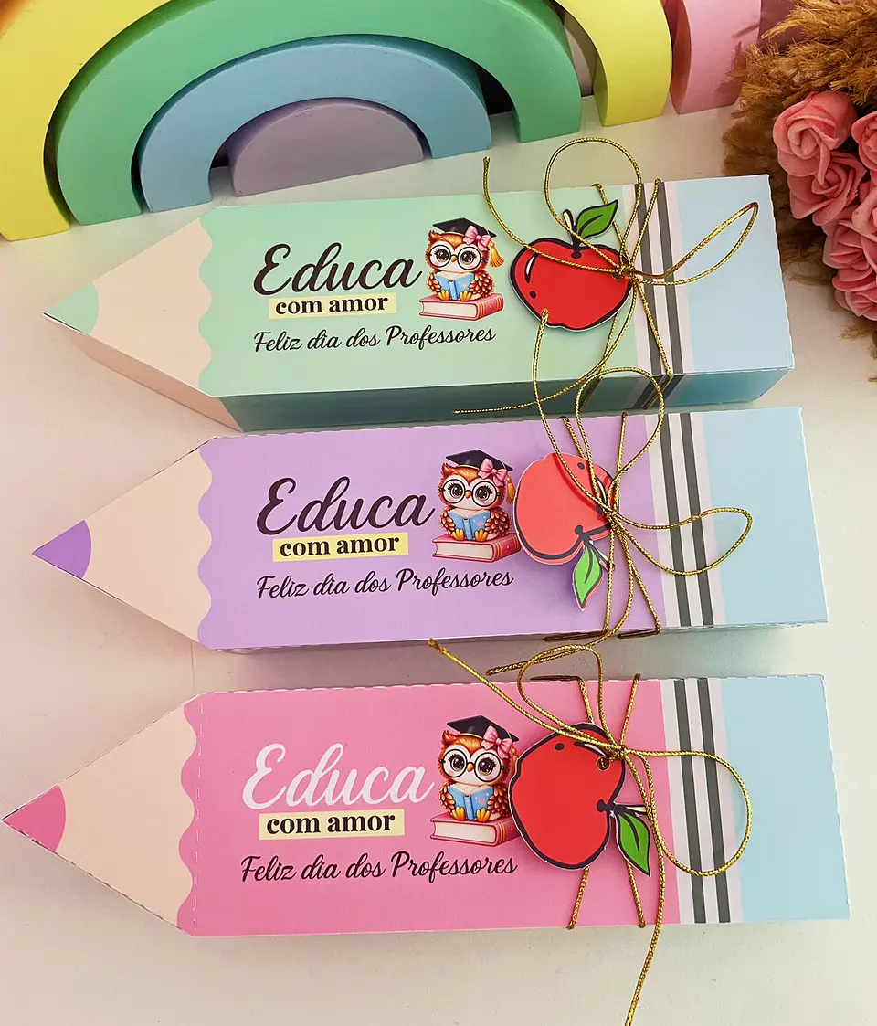 Caixa Bis Lápis - Dia dos Professores 4