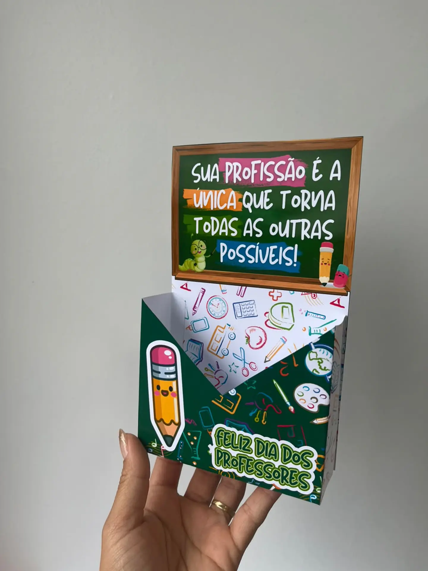 Mini Caixa Envelope PP - Dia dos Professores 8