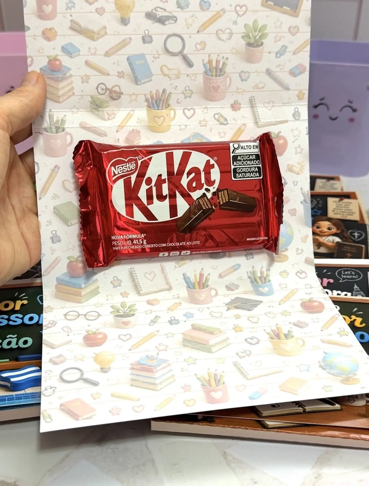 Cartão KitKat - Dia dos Professores 3