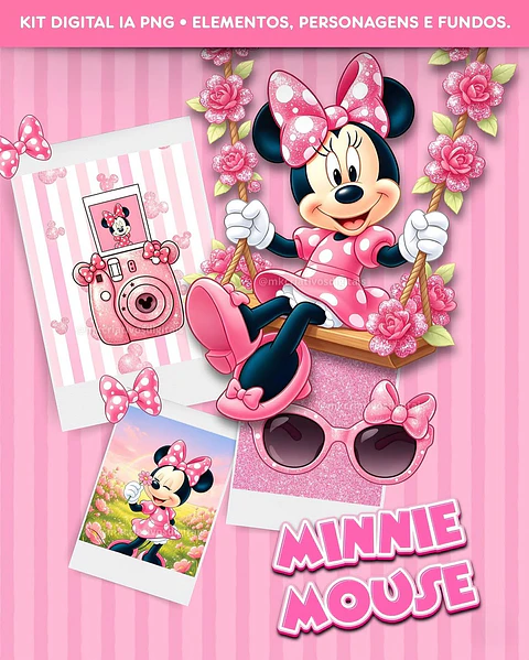 Minnie Rosa - Kit Digital