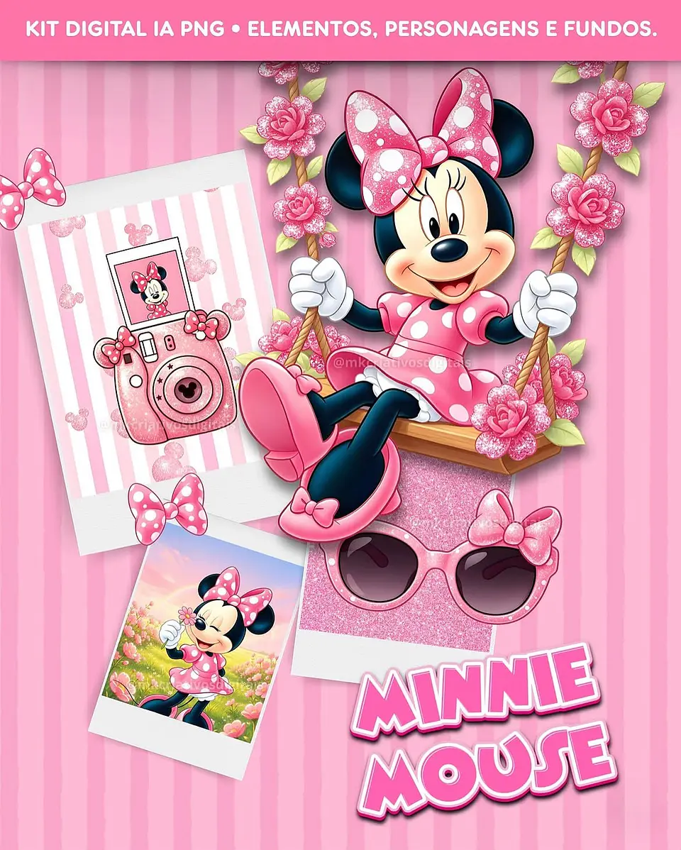 Minnie Rosa - Kit Digital 1