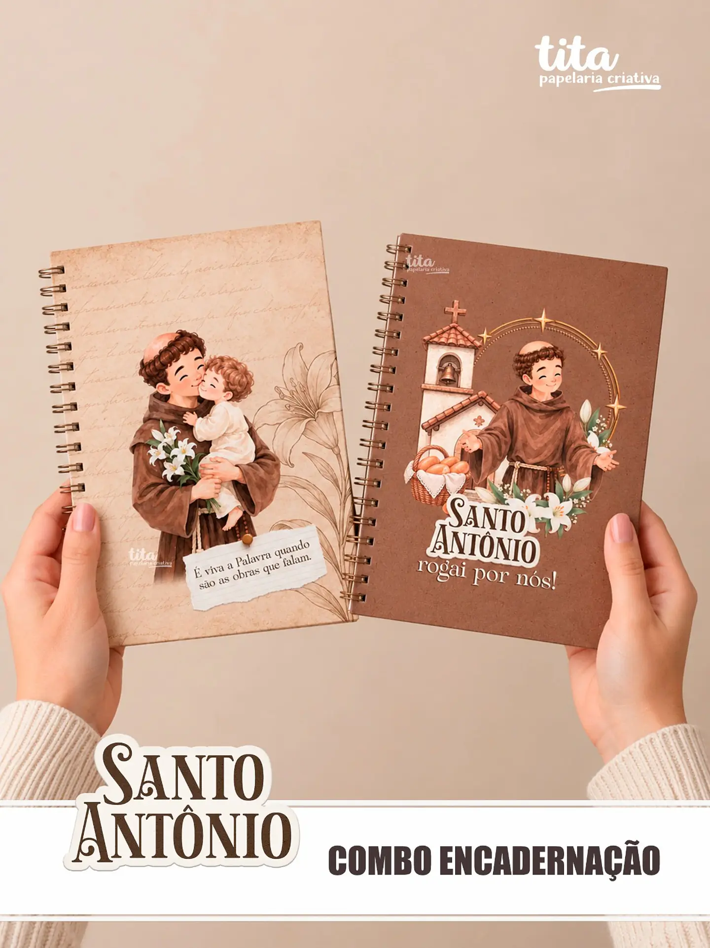 Santos - Combo Encadernação 02 (Antônio, Francisco e Pedro) 6
