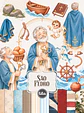Santos - Combo Ilustrações 02 (Antônio, Francisco e Pedro) - Thumbnail 2