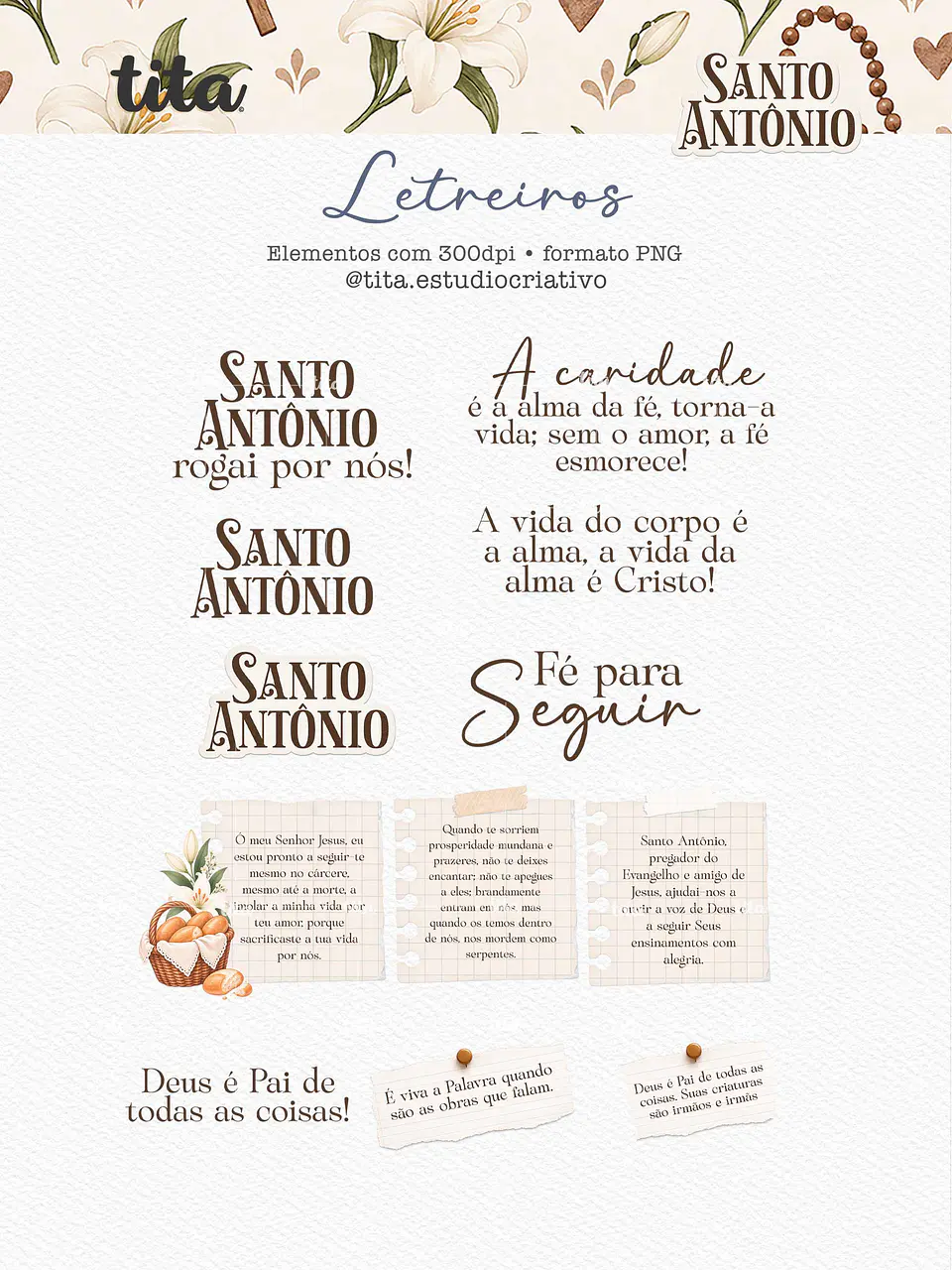 Santos - Combo Ilustrações 02 (Antônio, Francisco e Pedro) 9
