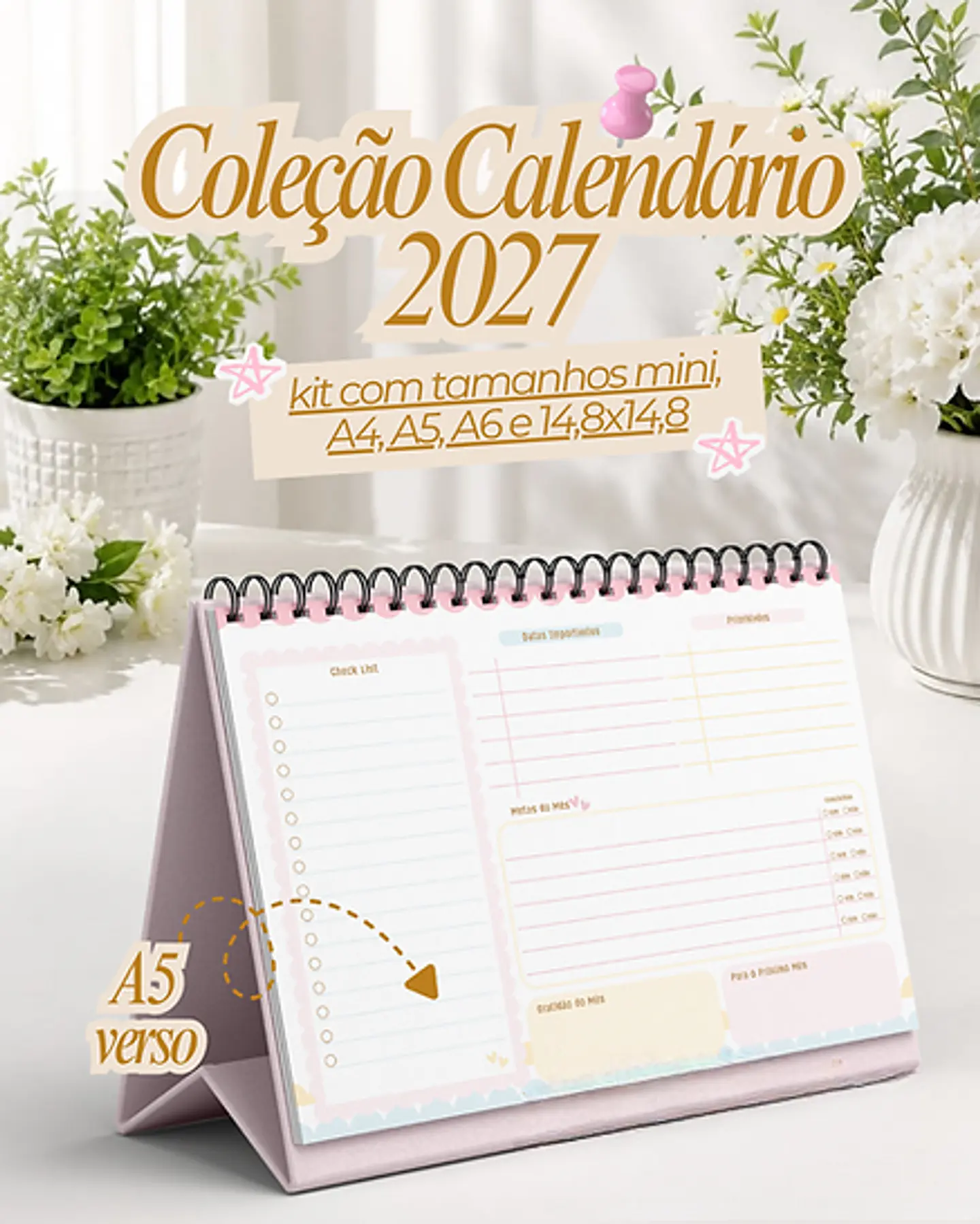 Coleção Calendário 2027 - Algodão Doce 3