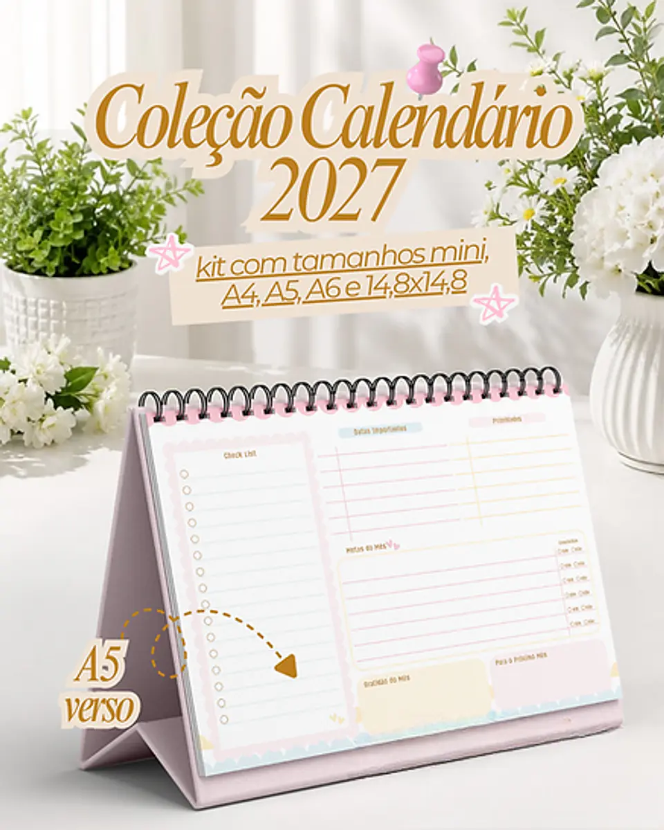 Coleção Calendário 2027 - Algodão Doce 3