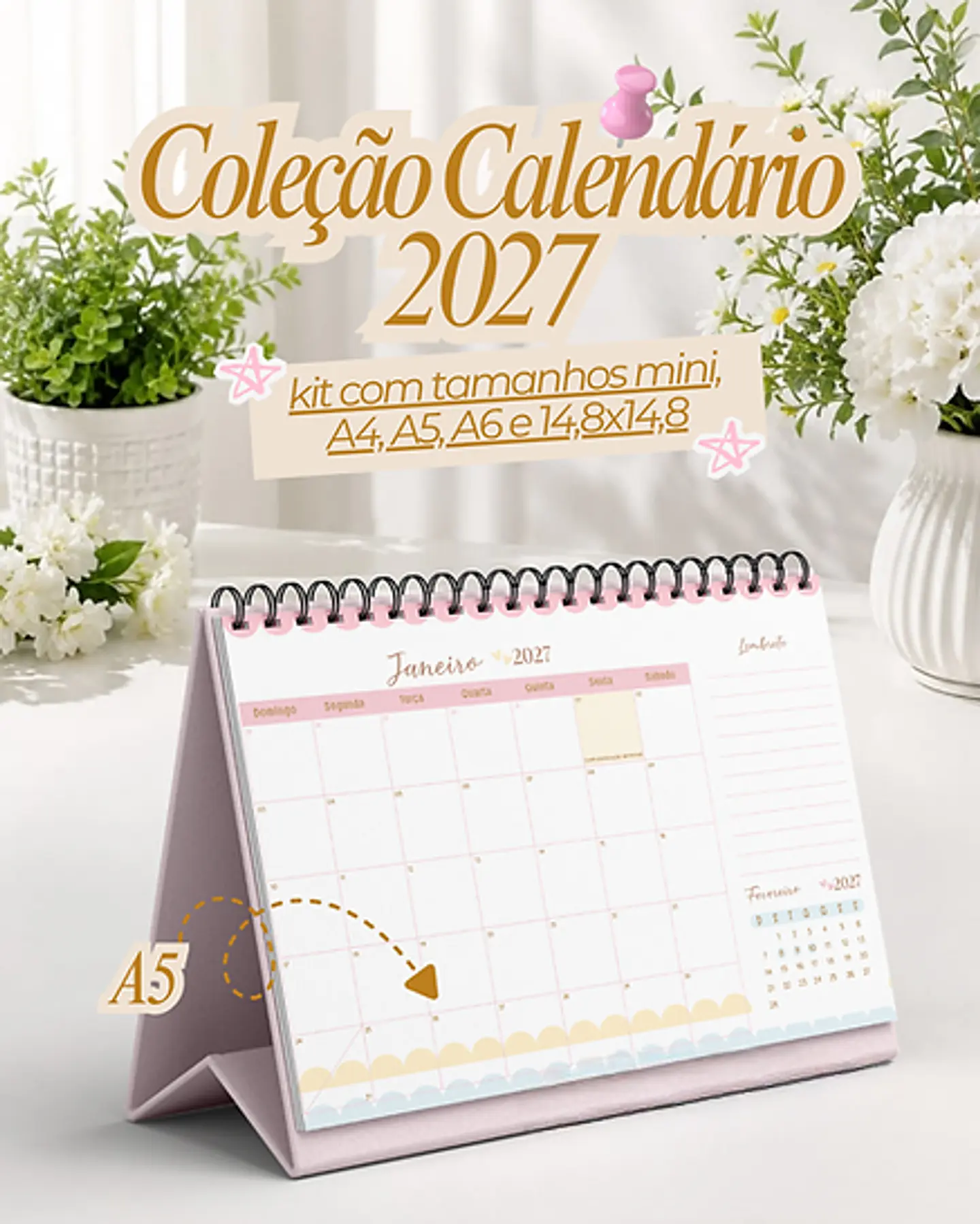 Coleção Calendário 2027 - Algodão Doce 4