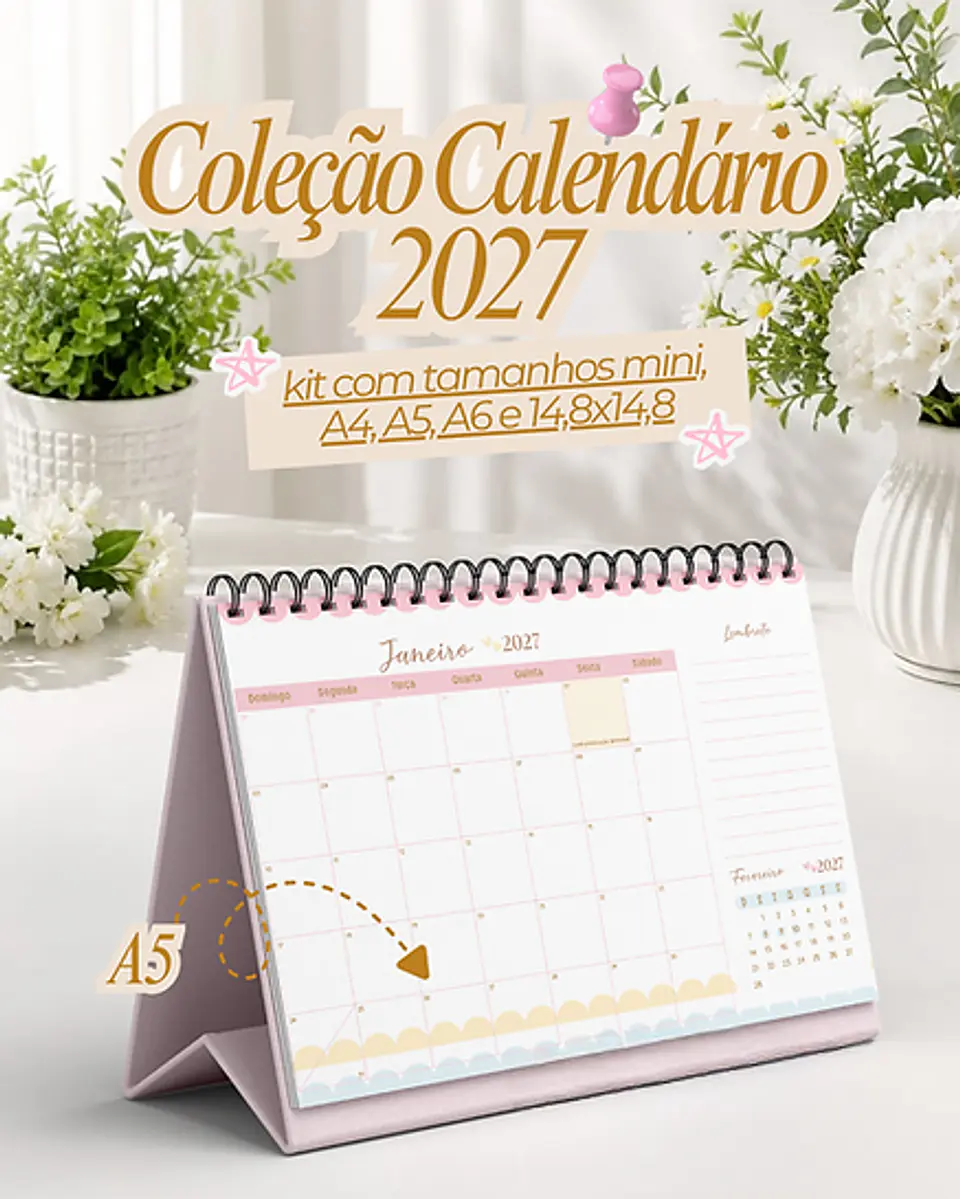 Coleção Calendário 2027 - Algodão Doce 4