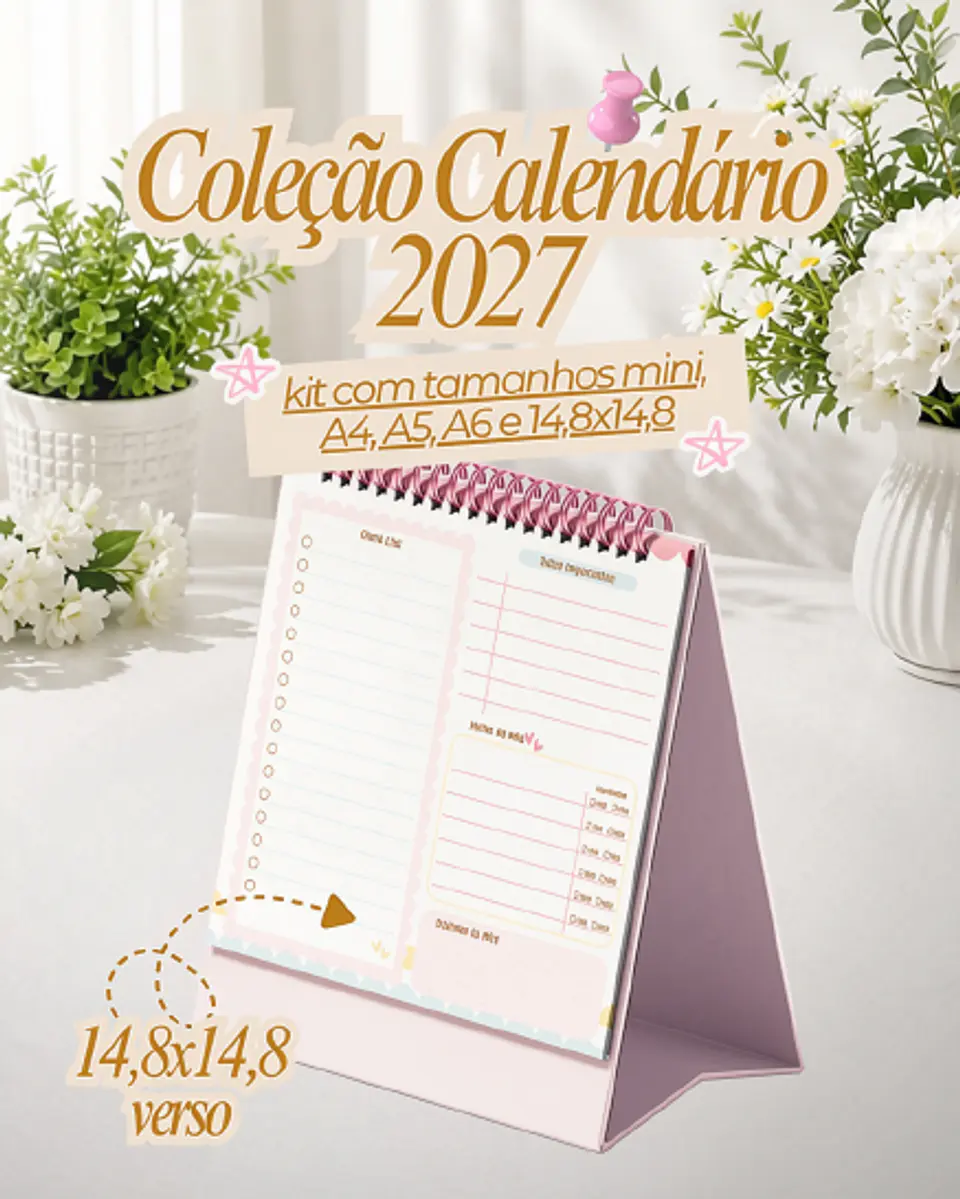 Coleção Calendário 2027 - Algodão Doce 5