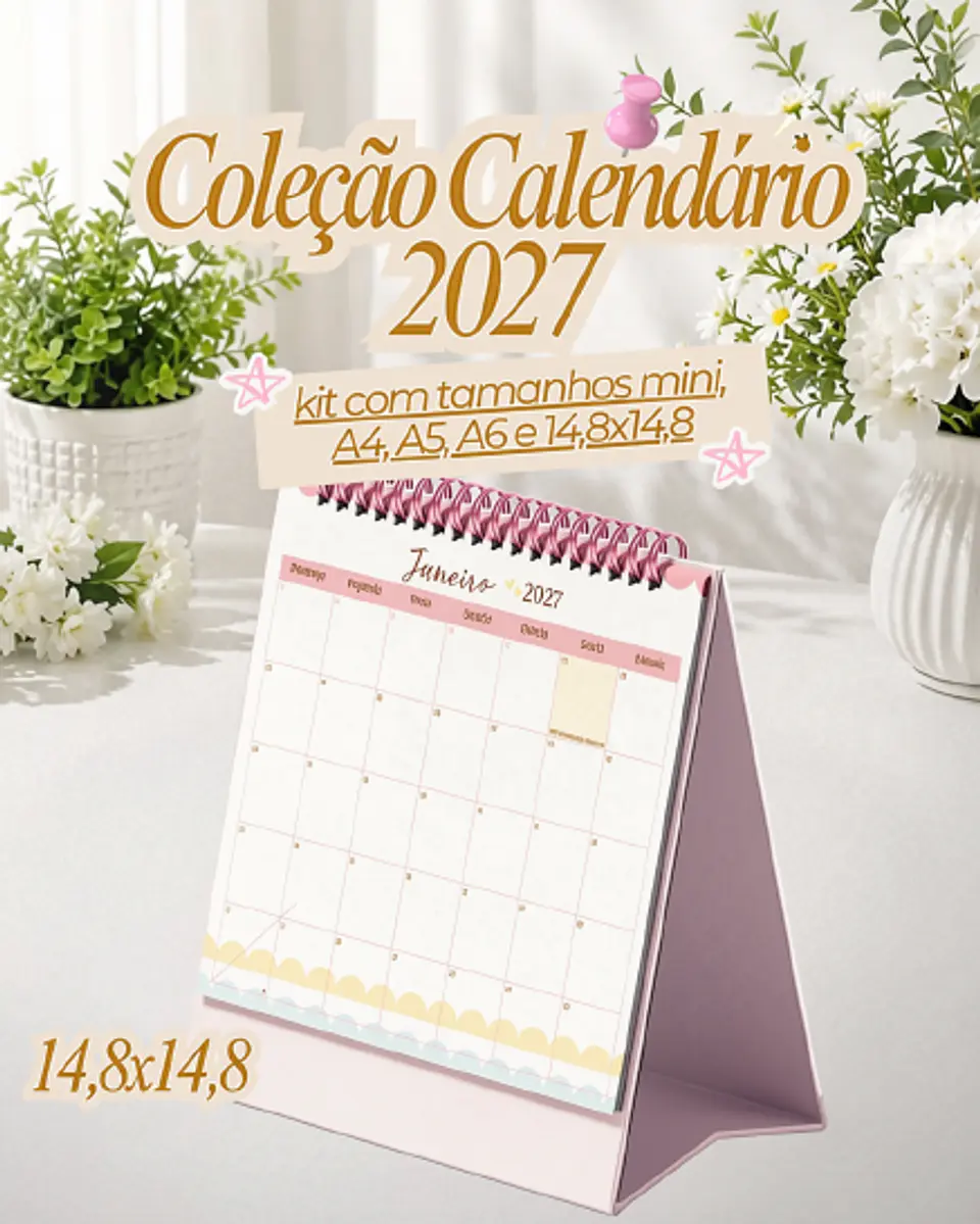 Coleção Calendário 2027 - Algodão Doce 6