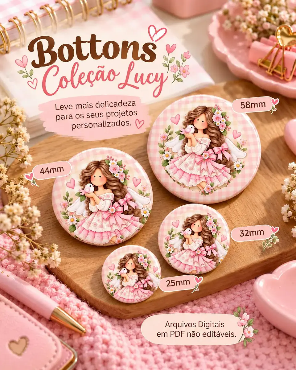 Bottons - Coleção Lucy 1