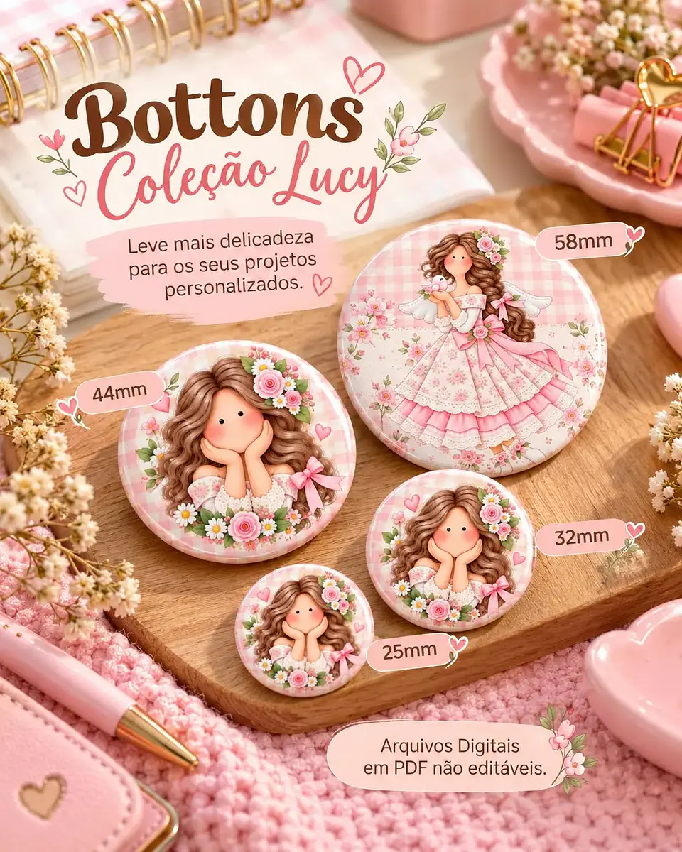 Bottons - Coleção Lucy 2