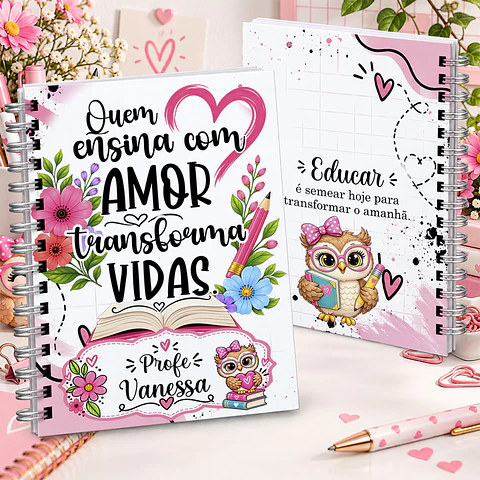 Capas Agendas - Dia dos Professores 2026