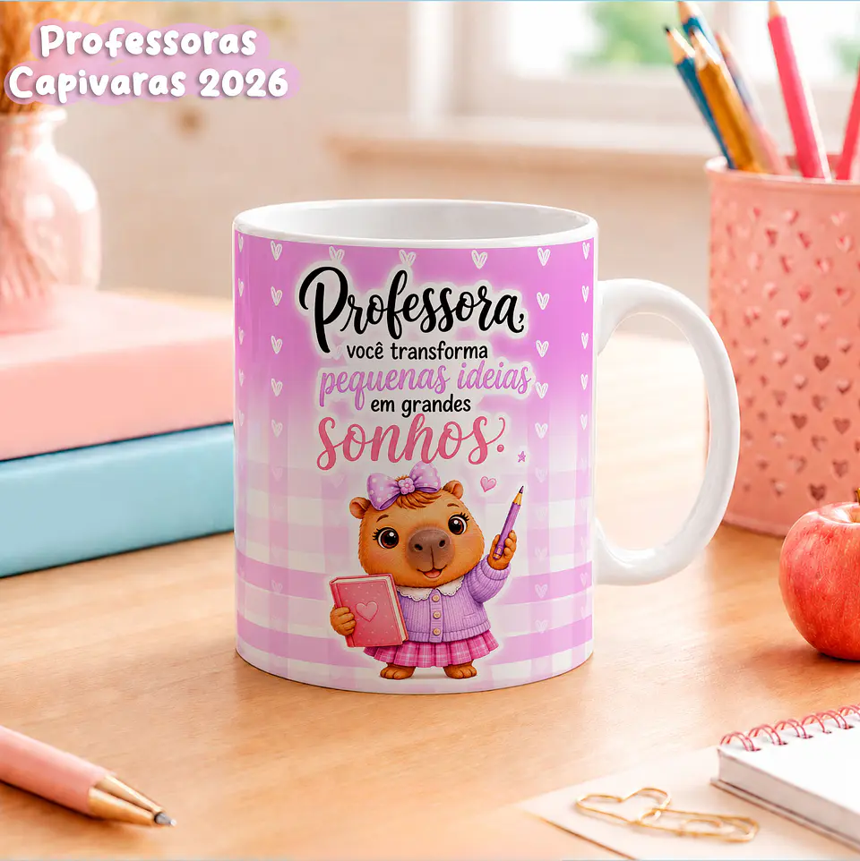 Professora Capivara 2026 - Canecas 2