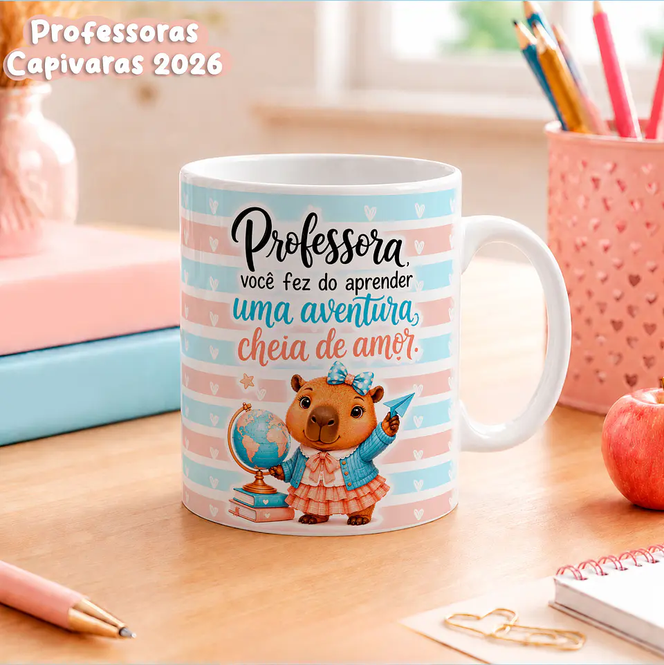 Professora Capivara 2026 - Canecas 3
