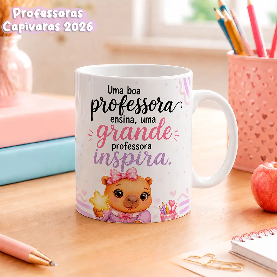 Professora Capivara 2026 - Canecas 6