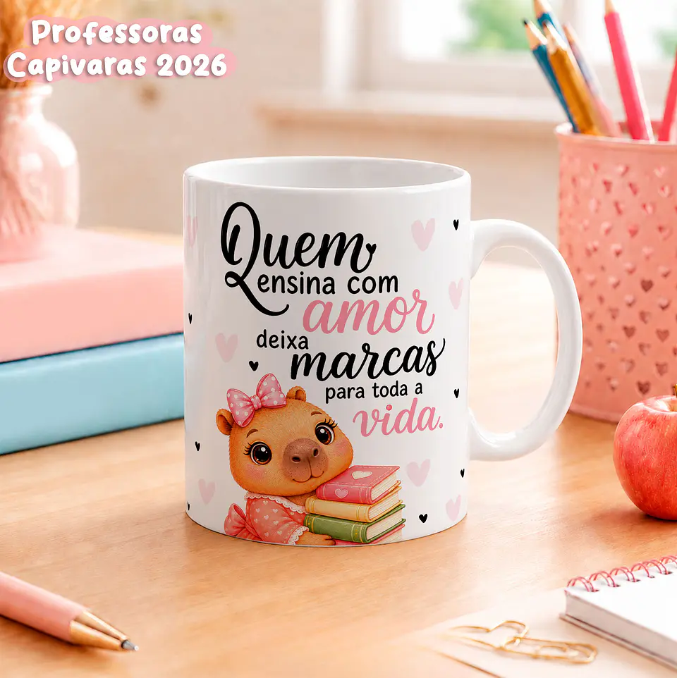 Professora Capivara 2026 - Canecas 7