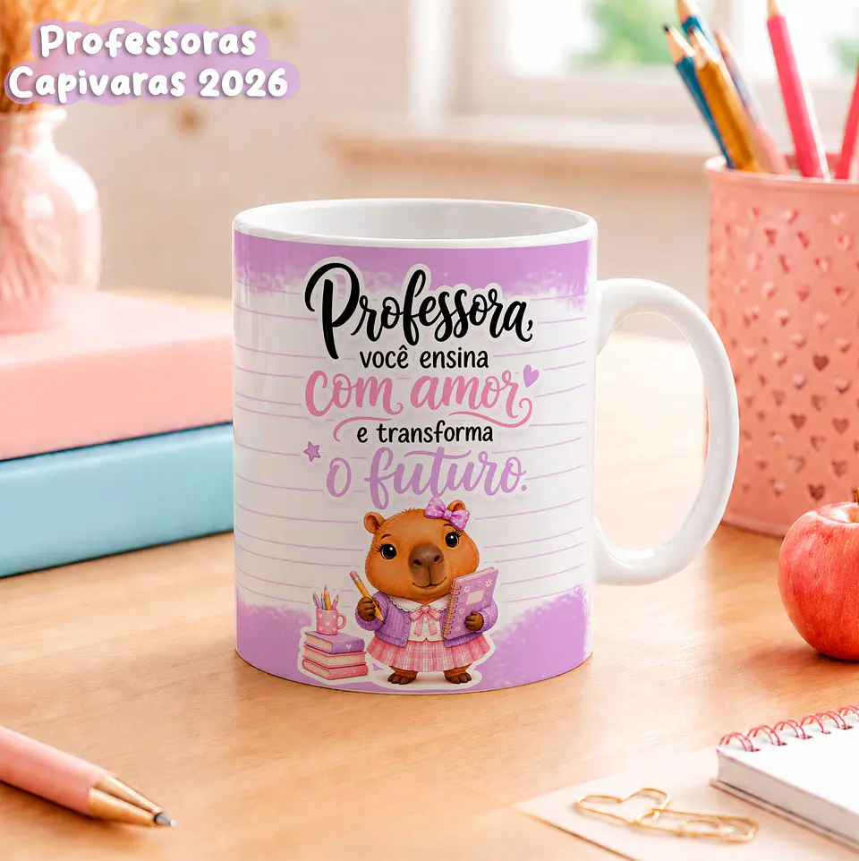 Professora Capivara 2026 - Canecas 8