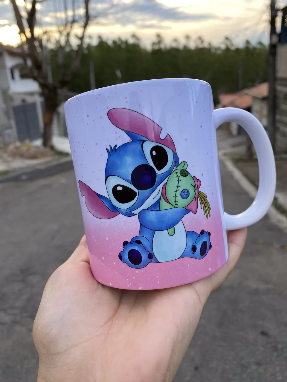 Alfabeto Feminino Stitch - Canecas 4