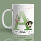 Alfabeto Floral Docinho - Canecas - Thumbnail 1