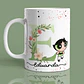 Alfabeto Floral Docinho - Canecas - Thumbnail 4
